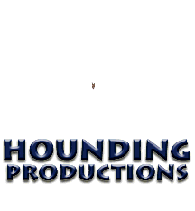 flying basset hound (ears flapping) for Hounding Productions